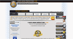 Desktop Screenshot of carte-grise-prefecture.com